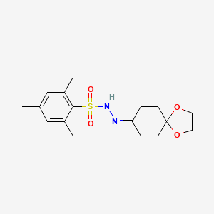 B598673 2,4,6-Trimethyl-N'-(1,4-dioxaspiro[4.5]decan-8-ylidene)benzenesulfonohydrazide CAS No. 1199773-18-6