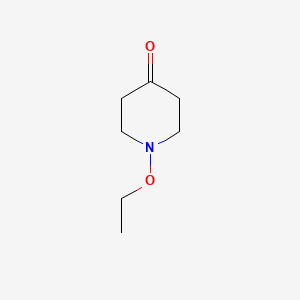 molecular formula C7H13NO2 B598676 1-乙氧基哌啶-4-酮 CAS No. 102014-74-4