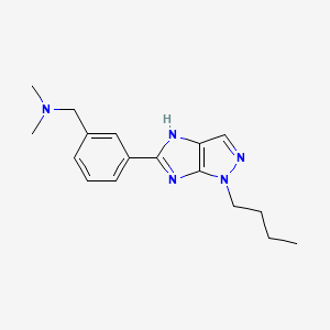 1-[3-(1-butyl-4H-imidazo[4,5-c]pyrazol-5-yl)phenyl]-N,N-dimethylmethanamine