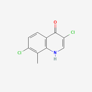 B598680 3,7-Dichloro-8-methylquinolin-4(1H)-one CAS No. 1204811-73-3