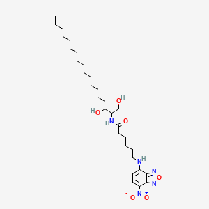 molecular formula C30H51N5O6 B598683 N-(1,3-二羟基十八烷-2-基)-6-[(7-硝基-2,1,3-苯并恶二唑-4-基)氨基]己酰胺 CAS No. 114301-95-0