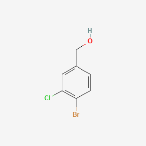 molecular formula C7H6BrClO B598687 4-溴-3-氯苄醇 CAS No. 120077-68-1
