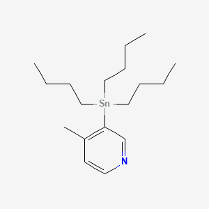 B598690 4-Methyl-3-(tributylstannyl)pyridine CAS No. 1204580-81-3