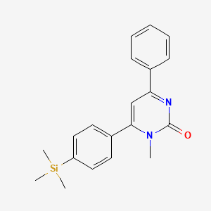 1-Methyl-4-phenyl-6-(4-trimethylsilylphenyl)pyrimidin-2-one