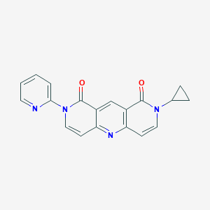 2-CYCLOPROPYL-8-(PYRIDIN-2-YL)-1H,2H,8H,9H-PYRIDO[4,3-B]1,6-NAPHTHYRIDINE-1,9-DIONE