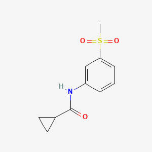 N-[3-(methylsulfonyl)phenyl]cyclopropanecarboxamide