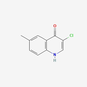 molecular formula C10H8ClNO B598697 3-Chloro-6-methylquinolin-4(1H)-one CAS No. 1204810-92-3