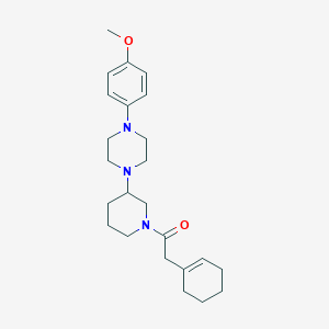 1-[1-(1-cyclohexen-1-ylacetyl)-3-piperidinyl]-4-(4-methoxyphenyl)piperazine