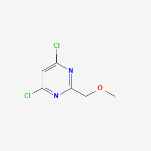 molecular formula C6H6Cl2N2O B598702 4,6-二氯-2-(甲氧甲基)嘧啶 CAS No. 1903-92-0