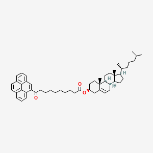 (3beta)-Cholest-5-en-3-yl 10-oxo-10-(pyren-4-yl)decanoate