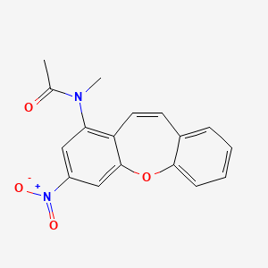 N-methyl-N-(3-nitrodibenzo[b,f]oxepin-1-yl)acetamide