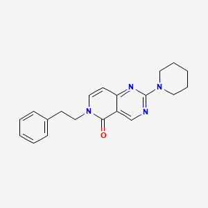 6-(2-phenylethyl)-2-(piperidin-1-yl)pyrido[4,3-d]pyrimidin-5(6H)-one