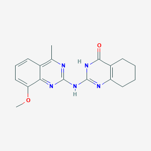 2-[(8-Methoxy-4-methylquinazolin-2-yl)amino]-5,6,7,8-tetrahydroquinazolin-4-ol