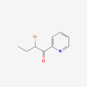 molecular formula C9H10BrNO B598721 2-Bromo-1-(pyridin-2-YL)butan-1-one CAS No. 1199773-08-4