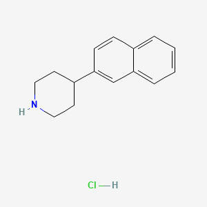 molecular formula C15H18ClN B598723 4-(2-Naphthyl)piperidine hydrochloride CAS No. 198334-39-3