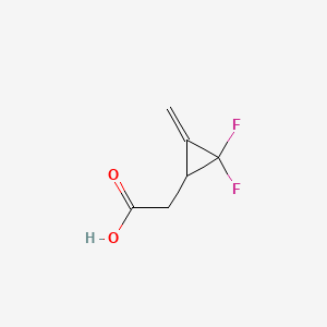 B598727 (2,2-Difluoro-3-Methylenecyclopropyl)Acetic Acid CAS No. 199176-95-9