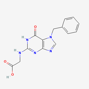 N-(7-benzyl-6-oxo-6,7-dihydro-1H-purin-2-yl)glycine