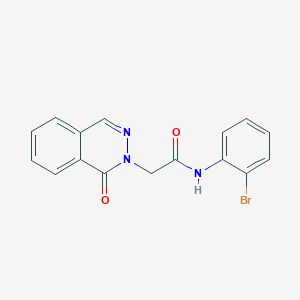 molecular formula C16H12BrN3O2 B5987285 N-(2-bromophenyl)-2-(1-oxophthalazin-2(1H)-yl)acetamide 