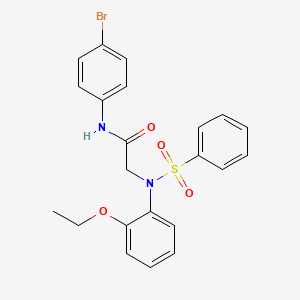 N~1~-(4-bromophenyl)-N~2~-(2-ethoxyphenyl)-N~2~-(phenylsulfonyl)glycinamide