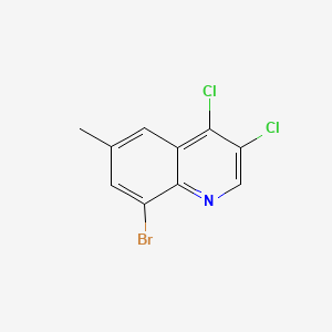 B598744 8-Bromo-3,4-dichloro-6-methylquinoline CAS No. 1204810-73-0