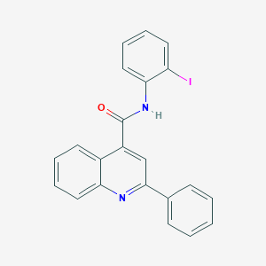 N-(2-iodophenyl)-2-phenylquinoline-4-carboxamide