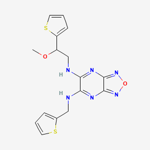 N-[2-methoxy-2-(2-thienyl)ethyl]-N'-(2-thienylmethyl)[1,2,5]oxadiazolo[3,4-b]pyrazine-5,6-diamine