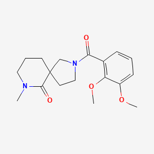 2-(2,3-dimethoxybenzoyl)-7-methyl-2,7-diazaspiro[4.5]decan-6-one