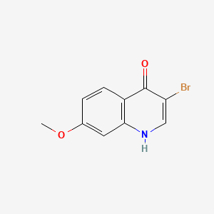 molecular formula C10H8BrNO2 B598753 3-Bromo-7-methoxyquinolin-4(1H)-one CAS No. 1204810-18-3