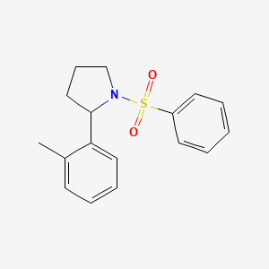 2-(2-methylphenyl)-1-(phenylsulfonyl)pyrrolidine