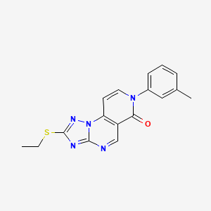 2-(ethylsulfanyl)-7-(3-methylphenyl)pyrido[3,4-e][1,2,4]triazolo[1,5-a]pyrimidin-6(7H)-one