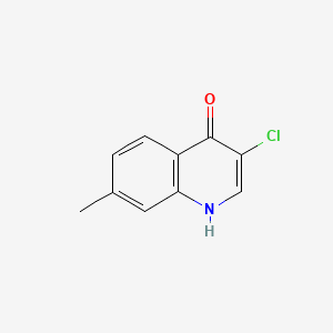 molecular formula C10H8ClNO B598779 3-Chloro-7-methylquinolin-4(1H)-one CAS No. 1204811-41-5