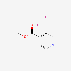 molecular formula C8H6F3NO2 B598782 Methyl 3-(trifluoromethyl)pyridine-4-carboxylate CAS No. 1203952-88-8