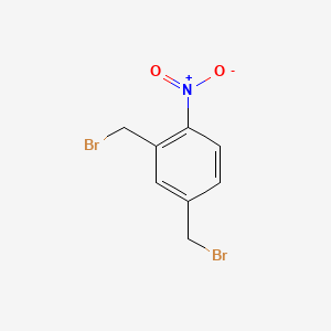 molecular formula C8H7Br2NO2 B598783 2,4-Bis(bromomethyl)-1-nitrobenzene CAS No. 110072-87-2