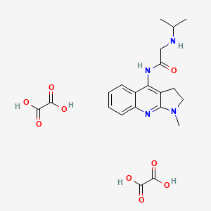 N~2~-isopropyl-N~1~-(1-methyl-2,3-dihydro-1H-pyrrolo[2,3-b]quinolin-4-yl)glycinamide diethanedioate