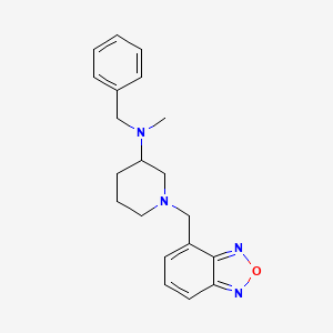 1-(2,1,3-benzoxadiazol-4-ylmethyl)-N-benzyl-N-methyl-3-piperidinamine