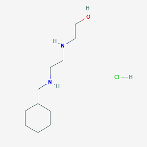 2-[2-(Cyclohexylmethylamino)ethylamino]ethanol;hydrochloride