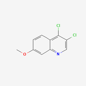 molecular formula C10H7Cl2NO B598801 3,4-二氯-7-甲氧基喹啉 CAS No. 1204810-57-0