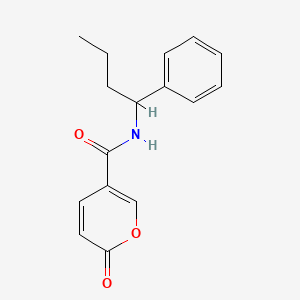 2-oxo-N-(1-phenylbutyl)-2H-pyran-5-carboxamide