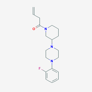 1-[1-(3-butenoyl)-3-piperidinyl]-4-(2-fluorophenyl)piperazine