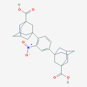 3-[4-(3-Carboxy-1-adamantyl)-3-nitrophenyl]adamantane-1-carboxylic acid