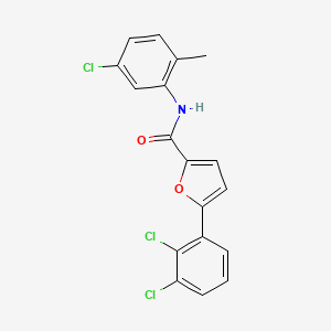 N-(5-chloro-2-methylphenyl)-5-(2,3-dichlorophenyl)furan-2-carboxamide