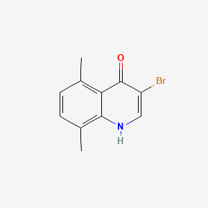 molecular formula C11H10BrNO B598818 3-Bromo-5,8-dimethylquinolin-4(1H)-one CAS No. 1204811-62-0