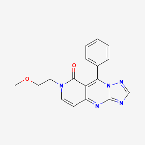 7-(2-methoxyethyl)-9-phenylpyrido[4,3-d][1,2,4]triazolo[1,5-a]pyrimidin-8(7H)-one