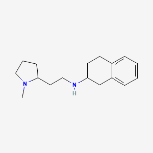 N-[2-(1-methylpyrrolidin-2-yl)ethyl]-1,2,3,4-tetrahydronaphthalen-2-amine