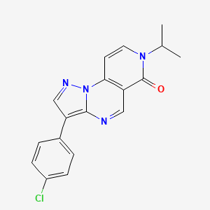 3-(4-chlorophenyl)-7-isopropylpyrazolo[1,5-a]pyrido[3,4-e]pyrimidin-6(7H)-one