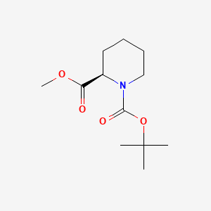 molecular formula C12H21NO4 B598830 (R)-1-叔丁基2-甲基哌啶-1,2-二羧酸叔丁酯 CAS No. 164456-75-1