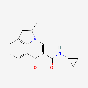 N-cyclopropyl-2-methyl-6-oxo-1,2-dihydro-6H-pyrrolo[3,2,1-ij]quinoline-5-carboxamide