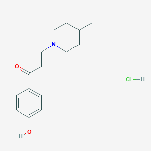 1-(4-Hydroxyphenyl)-3-(4-methylpiperidin-1-yl)propan-1-one;hydrochloride