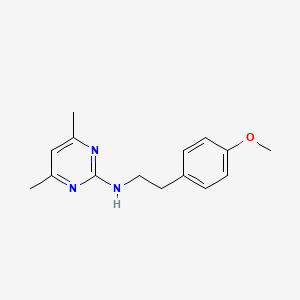 N-[2-(4-methoxyphenyl)ethyl]-4,6-dimethyl-2-pyrimidinamine