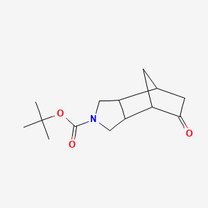 8-Oxo-4-aza-tricyclo[5.2.1.02,6]decane-4-carboxylic acid tert-butyl ester